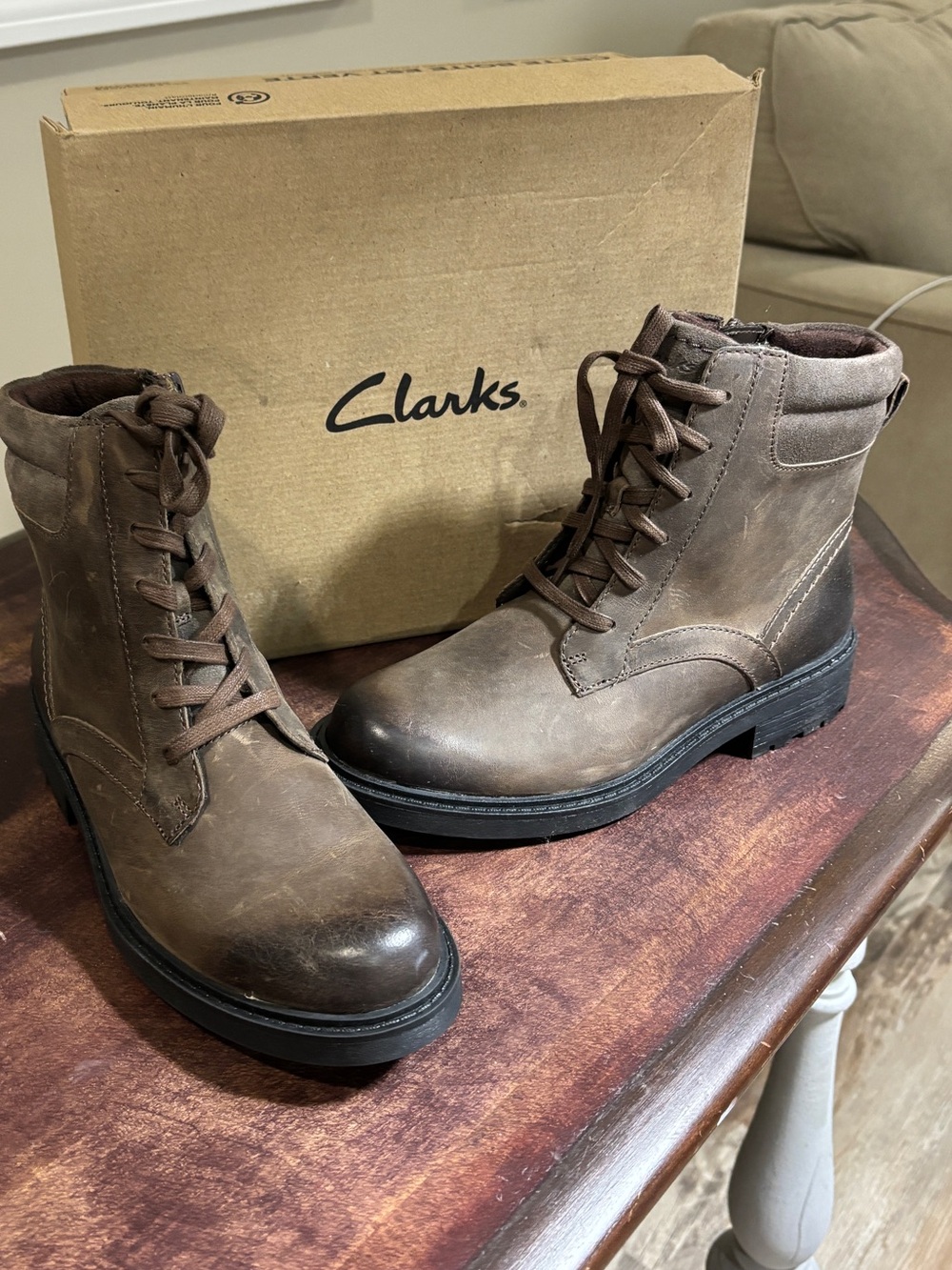 Clarks Orinoco 2 Spice lace-up combat boots